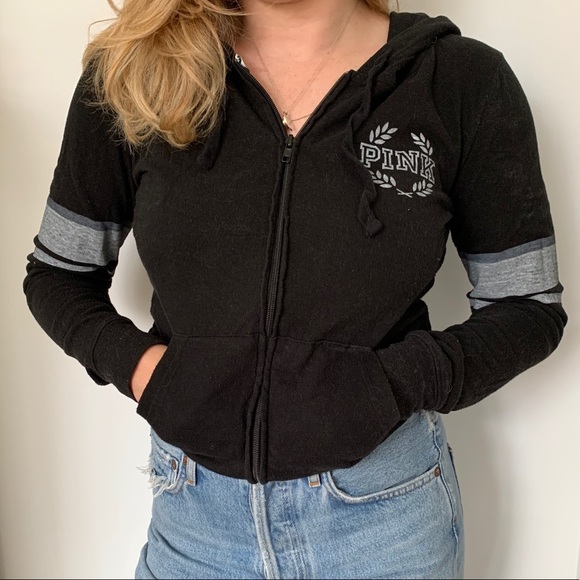 PINK Zip Up Hoodie - Picture 1 of 1